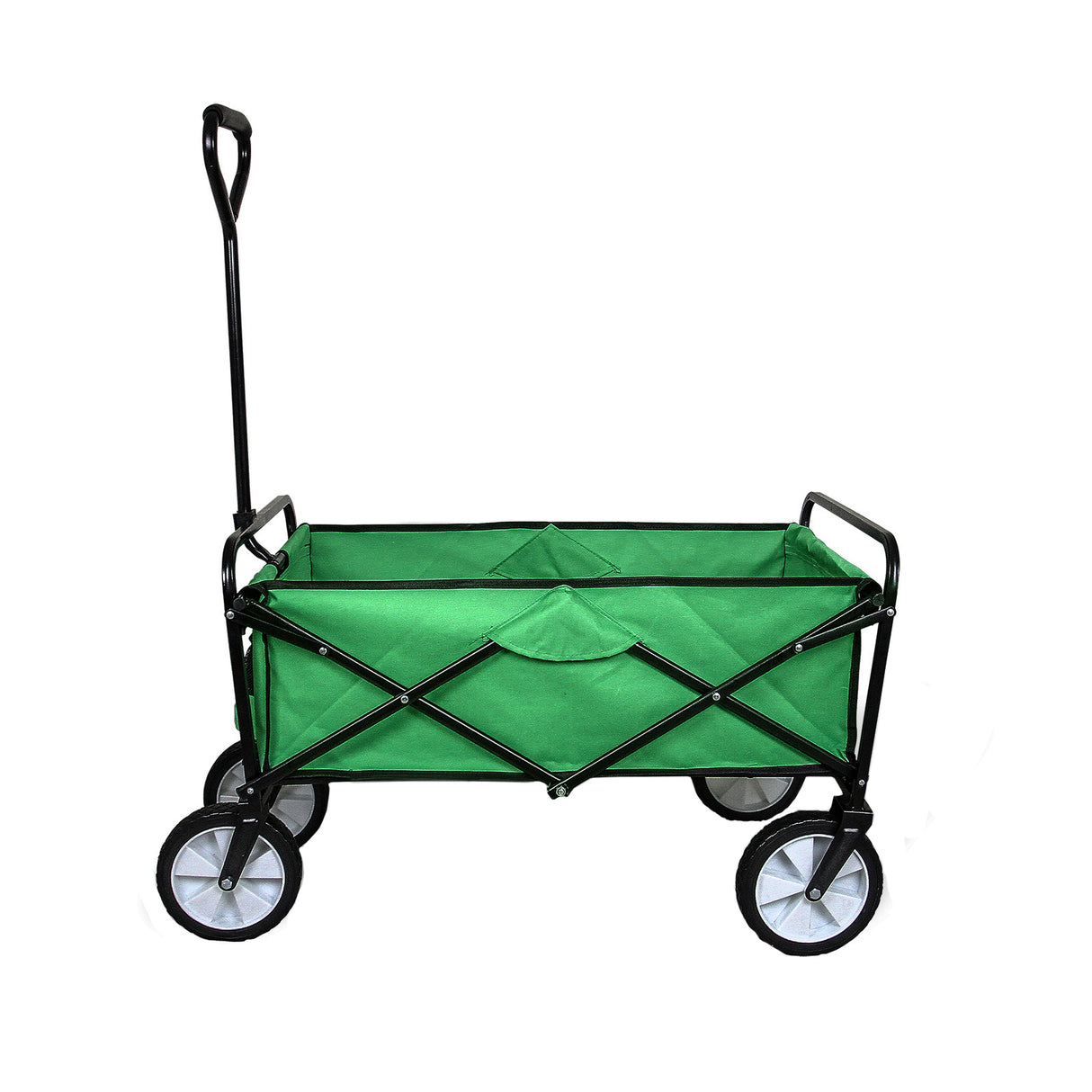 Carrito Plegable Todoterreno para Playa y Festivales Verde