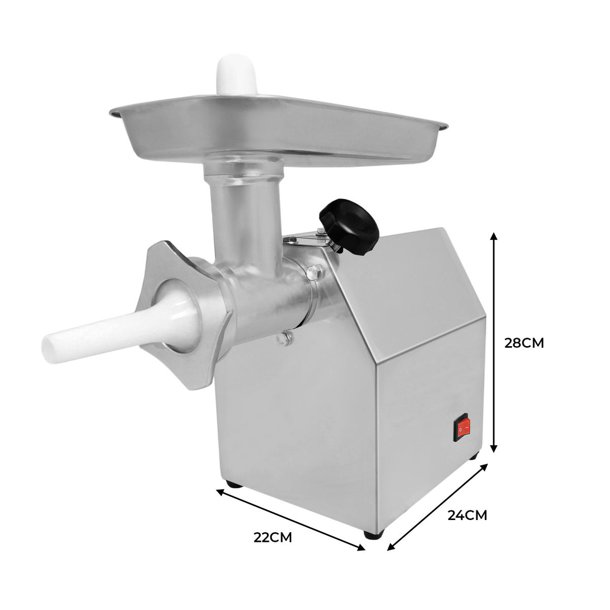 Picadora de Carne Industrial 850W – 170 kg/h – Acero Inoxidable