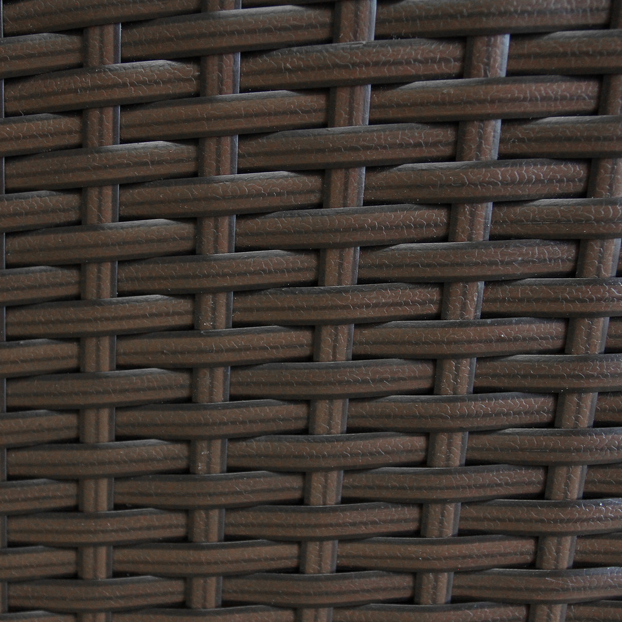 Bistro Set Ratán 3 Piezas Silla de Jardín al Aire Libre Mesa Patio Comedor Balcón Marrón