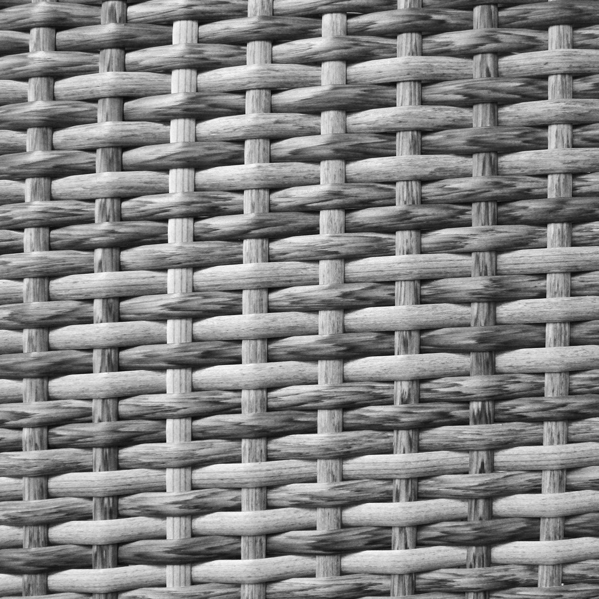 Bistro Set Ratán 3 Piezas Silla de Jardín al Aire Libre Mesa Patio Comedor Balcón Gris Claro
