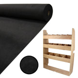 Revestimiento de furgoneta negra de 11 m², pegamento y portaequipajes Ford Transit Custom