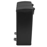 Cubo de Basura con Pedal  Doble 2x30L Reciclaje, Negro