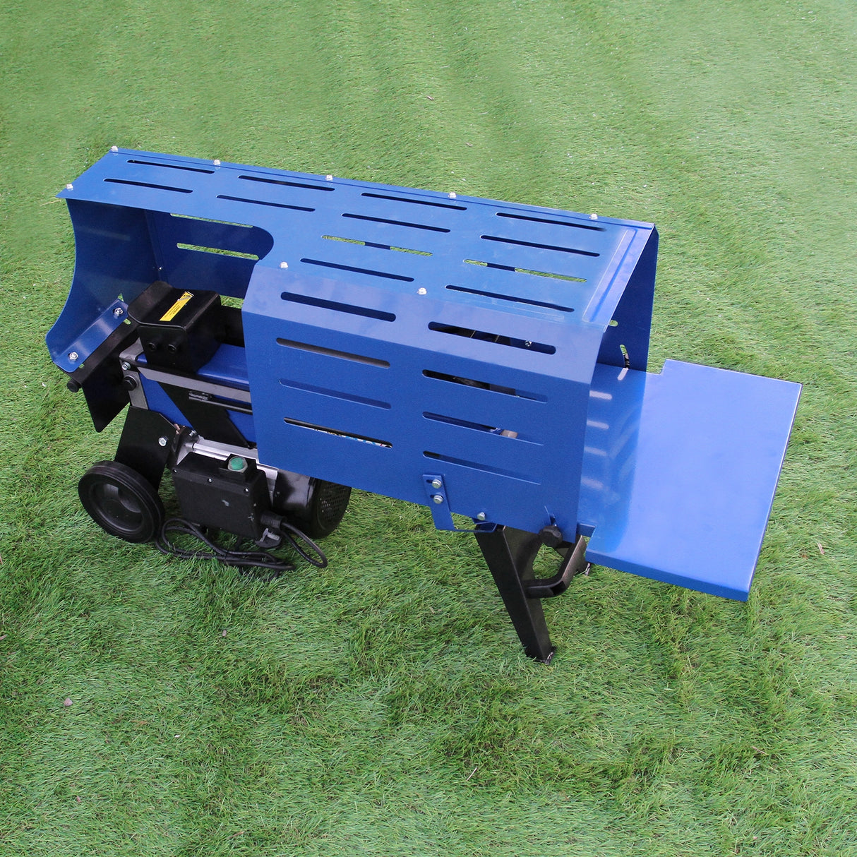 Cortadora de Troncos 5T y Astilladora de Madera 15HP Trituradora de Madera 2000W Motor Hidráulico 3L