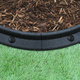 Bordes de Césped Flexibles Jardín Bordes de Césped Paquete de 10  x 1.2m