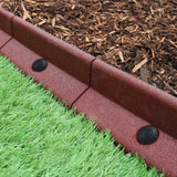 Bordes de Césped Terracota Flexibles Jardín Bordes de Césped Paquete de 14 x 1.2m