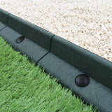 Bordes de Césped Verde Flexibles Jardín Bordes de Césped Paquete de 10 x 1.2m