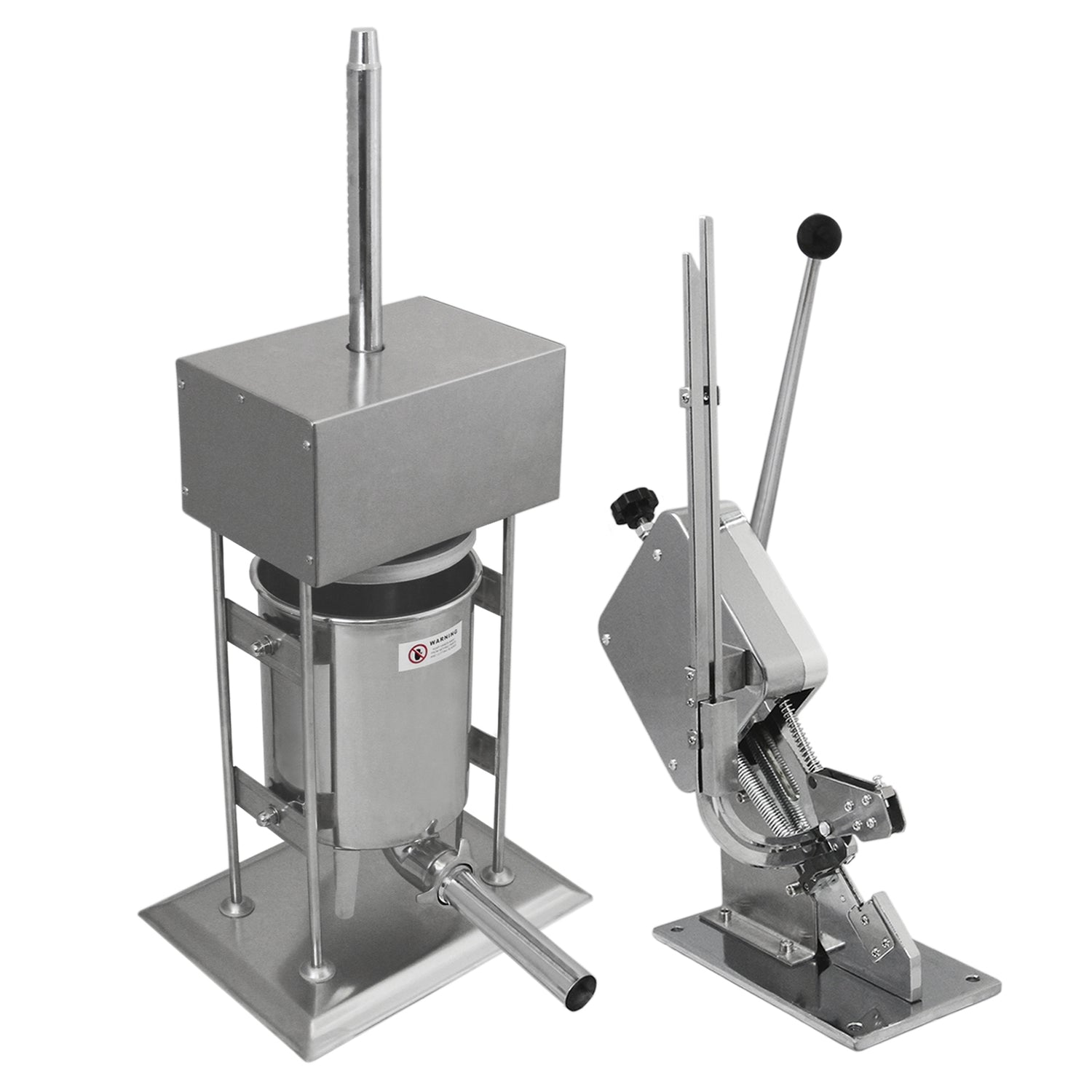 Kit de Embutidora Eléctrica de Salchichas 15L y de Cortadora de Salchichas Comercial