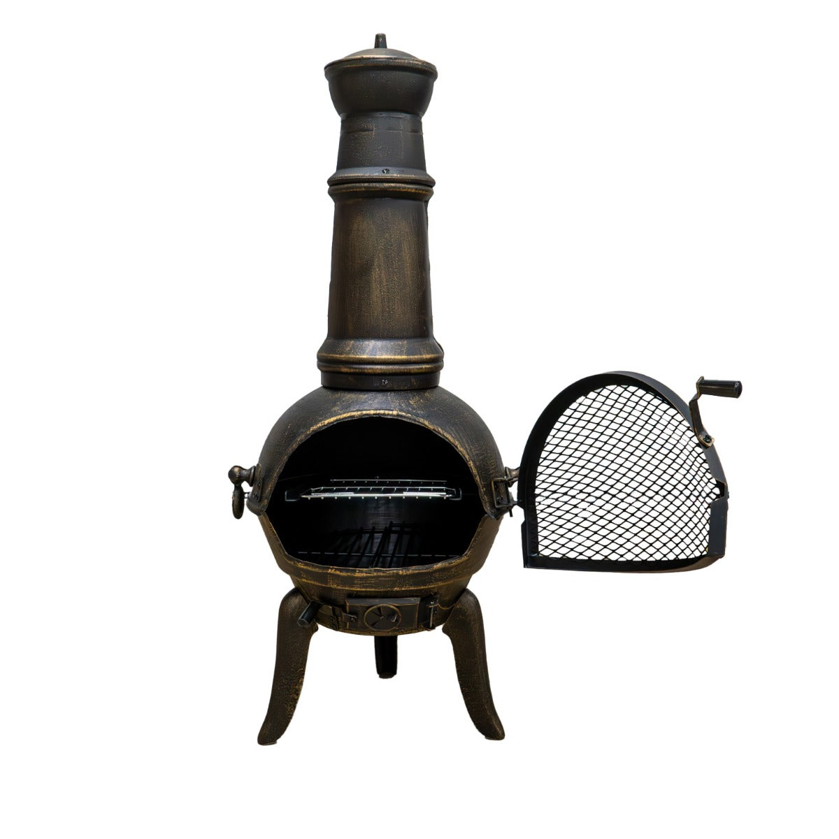 Chimenea de hierro fundido para jardín