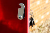 Buzón Rojo para Paquetes con Cerradura y Montado en la Pared Buzón de Correo Inteligente para el Exterior