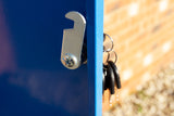 Buzón Azul para Paquetes con Cerradura y Montado en la Pared Buzón de Correo Inteligente para el Exterior