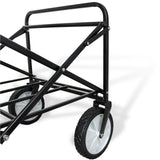 Carrito Plegable Todoterreno para Playa y Festivales Rojo
