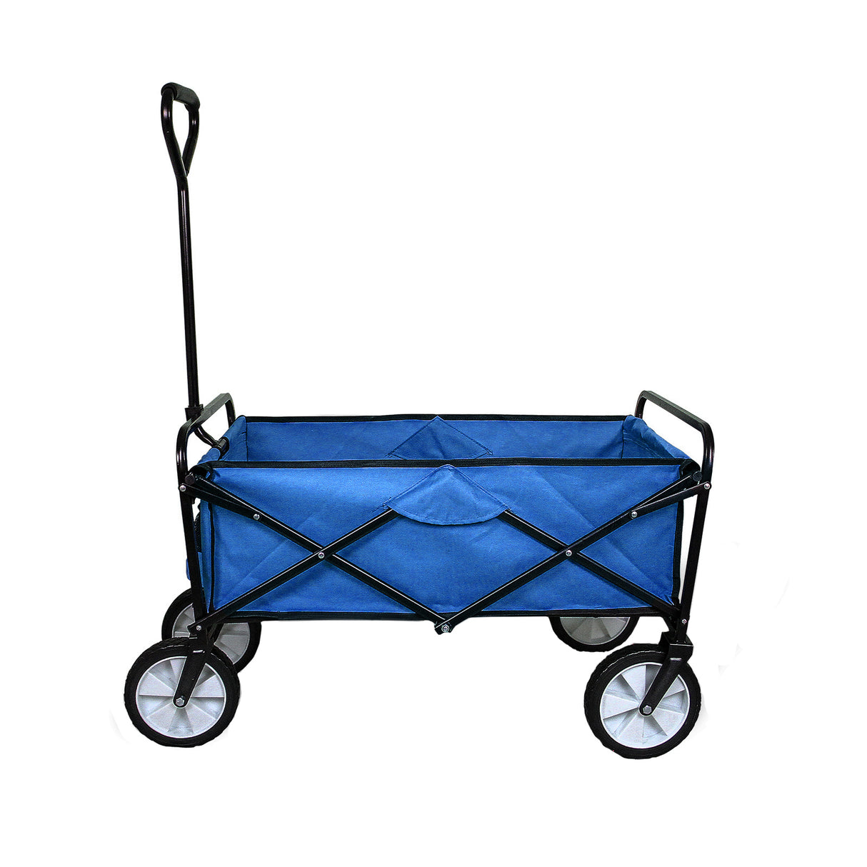 Carrito Plegable Todoterreno para Playa y Festivales Azul