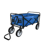 Carrito Plegable Todoterreno para Playa y Festivales Azul
