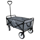 Carrito Plegable Todoterreno para Playa y Festivales Gris