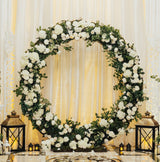 Arco de Boda – Blanco y 2 x Sauce llorón de 180cm con Luces Blancas Cálidas