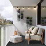 66 Baldosas de WPC 30x30cm - Gris