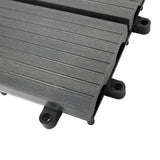 99 Baldosas de WPC 30x30cm - Gris