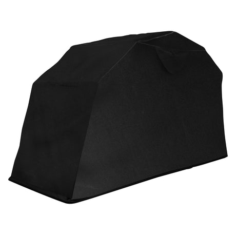 Garaje plegable para moto mediano en color negro, con diseño resistente y textura suave, ideal para proteger la moto de las inclemencias del tiempo