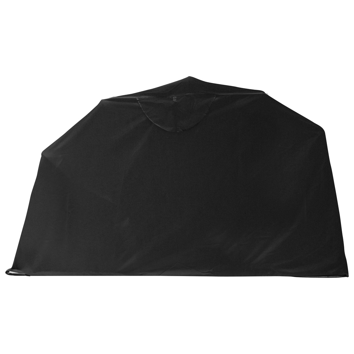 Garaje plegable mediano para moto en color negro, fabricado con material resistente y duradero, con forma rectangular y textura lisa