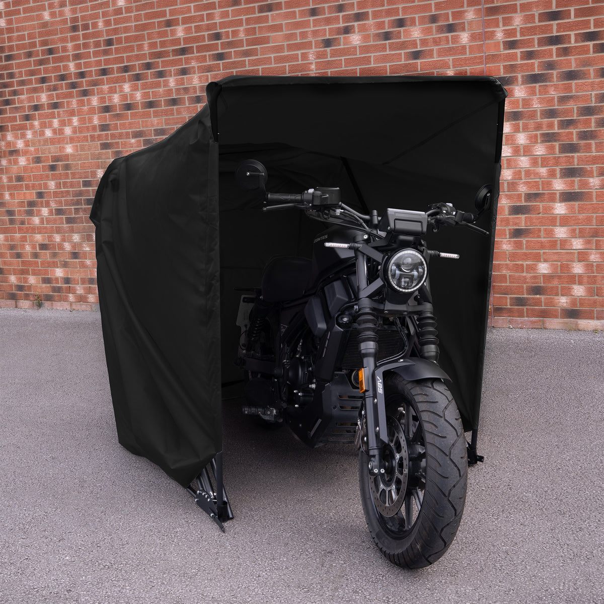 Garaje Plegable para Moto – Grande – Negro