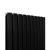 Radiadores de Panel Plano de Diseñador 1600x700mm – Negro Mate