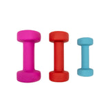 Set de Mancuernas de Neopreno de 12 kg con Soporte
