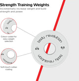 2x Discos para pesas de 0,5 kg