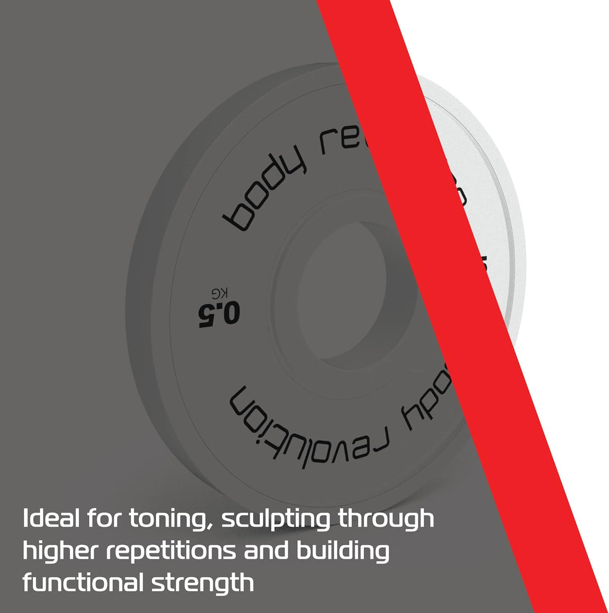 2x Discos para pesas de 0,5 kg