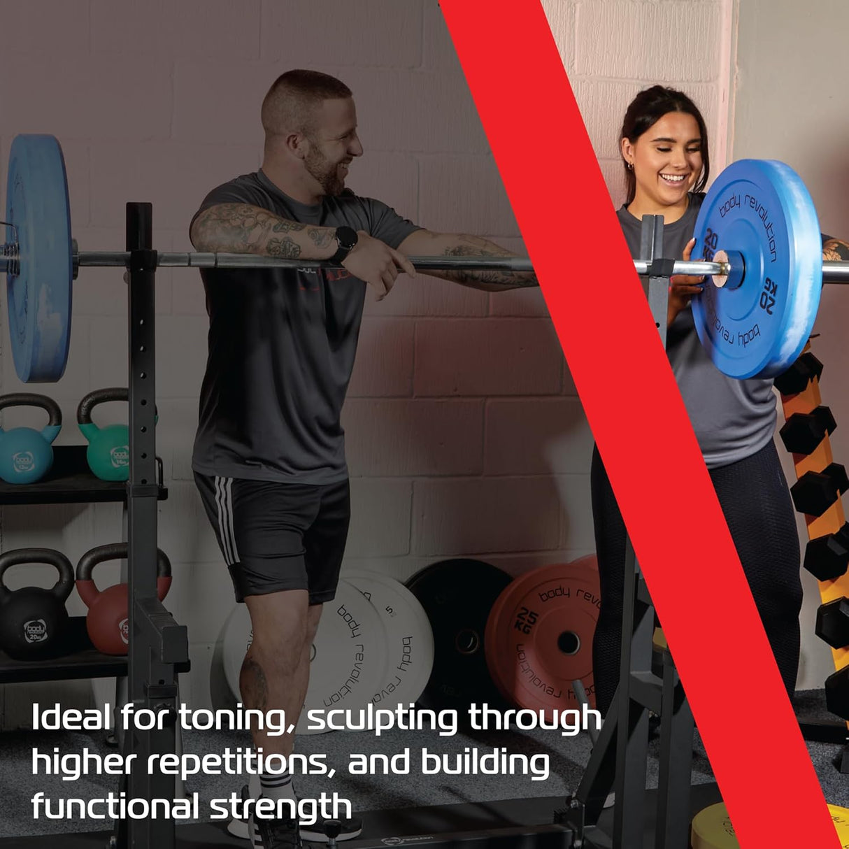 Barra Olímpica Body Revolution de 182 cm