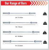 Barra Olímpica Body Revolution 122 cm
