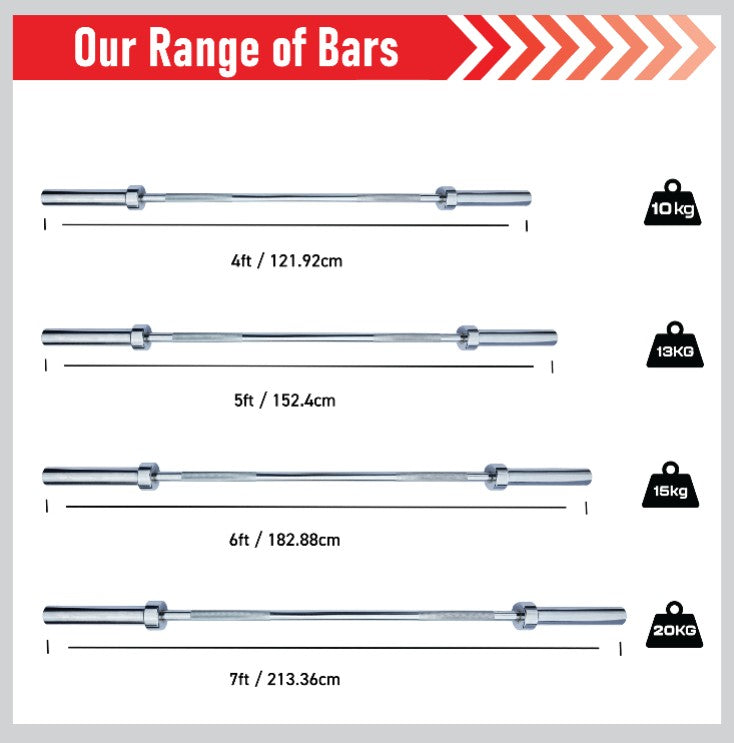 Barra Olímpica Body Revolution de 182 cm