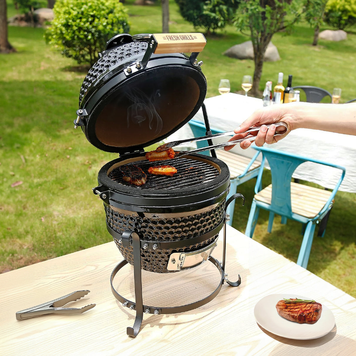 Horno Barbacoa Kamado de 13”/ 33cm Fresh Grills