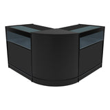 Set Mostradores Comerciales con Luz LED "IRIS"  CM60+ 2x B900 – Negro