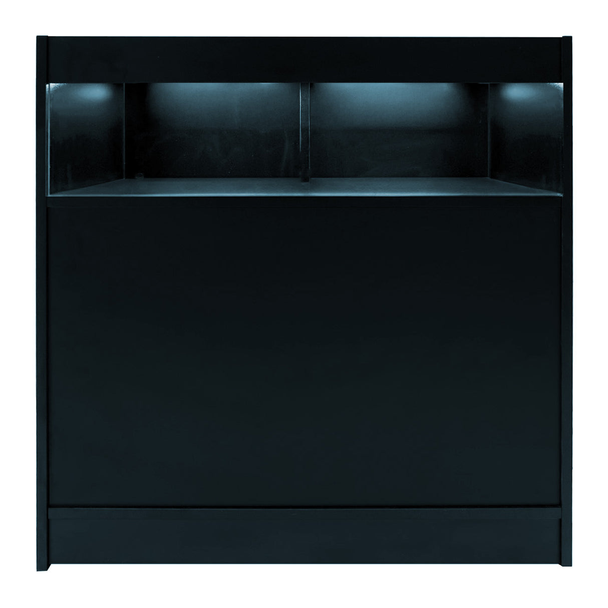 Set Mostradores Comerciales con Luz LED "IRIS"  CM60+ 2x B900 – Negro