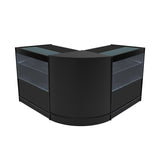 Set Mostradores Comerciales con Luz LED "SELENE"  CM60+ 2x C900 – Negro