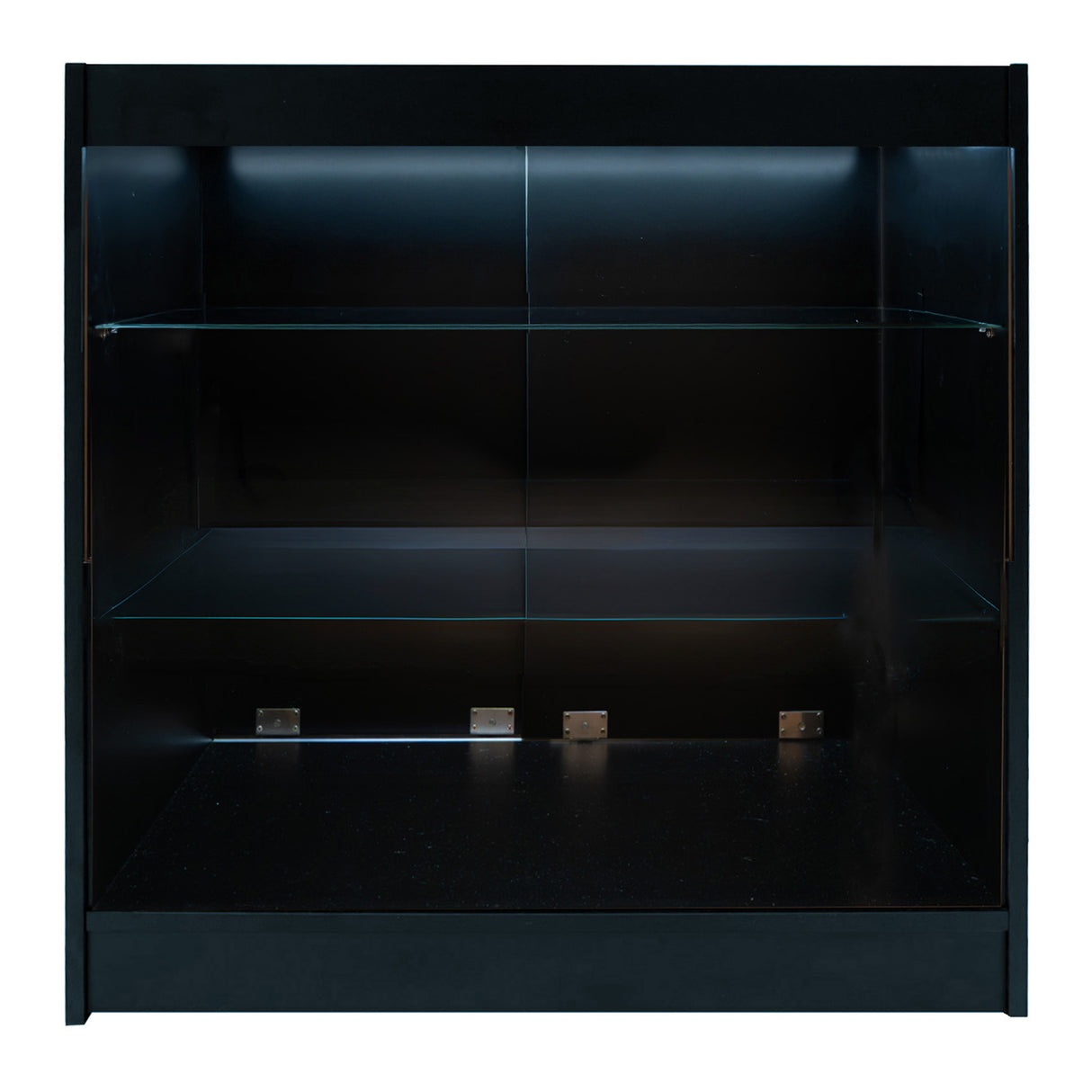 Set Mostradores Comerciales con Luz LED "HELIOS"  CM60+ 2x K900 – Negro