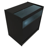 Set Mostradores Comerciales con Luz LED "ADONIS" CM60 + B900 + C900 – Negro
