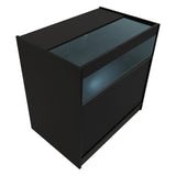 Set Mostradores Comerciales con Luz LED "DEMETER" LM60 + K900 + B900 – Negro
