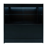 Set Mostradores Comerciales con Luz LED "PHOENIX" CM60 + 2xC900 + TB60 – Negro