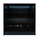 Set Mostradores Comerciales con Luz LED "ARIES" CM60 + 2xK900 + TB60 – Negro