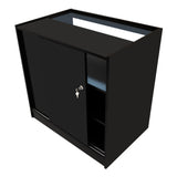 Set Mostradores Comerciales con Luz LED "GRAVITY" CM60 + B900 + C900 + TB60 – Negro