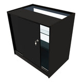 Set Mostradores Comerciales con Luz LED "POLARIS" CM60 + B900 + K900 + TB60 – Negro