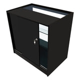 Set Mostradores Comerciales con Luz LED "VEGA" CM60 + K900 + C900 + TB60 – Negro