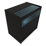 Set Mostradores Comerciales con Luz LED "SAGITTARIUS " LM60 + 2xB900 + TB60 – Negro