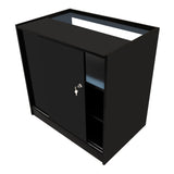 Set Mostradores Comerciales con Luz LED "EUROPA" LM60 + B900 + C900 + TB60 – Negro