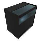 Set Mostradores Comerciales con Luz LED "HYPERION" LM60 + B900 + K900 + TB60 – Negro