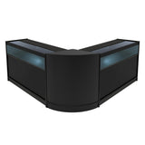 Set Mostradores Comerciales con Luz LED "IRIS"  CM60+ 2x B1200 – Negro