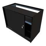 Set Mostradores Comerciales con Luz LED "IRIS"  CM60+ 2x B1200 – Negro