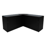 Set Mostradores Comerciales con Luz LED "IRIS"  CM60+ 2x B1200 – Negro