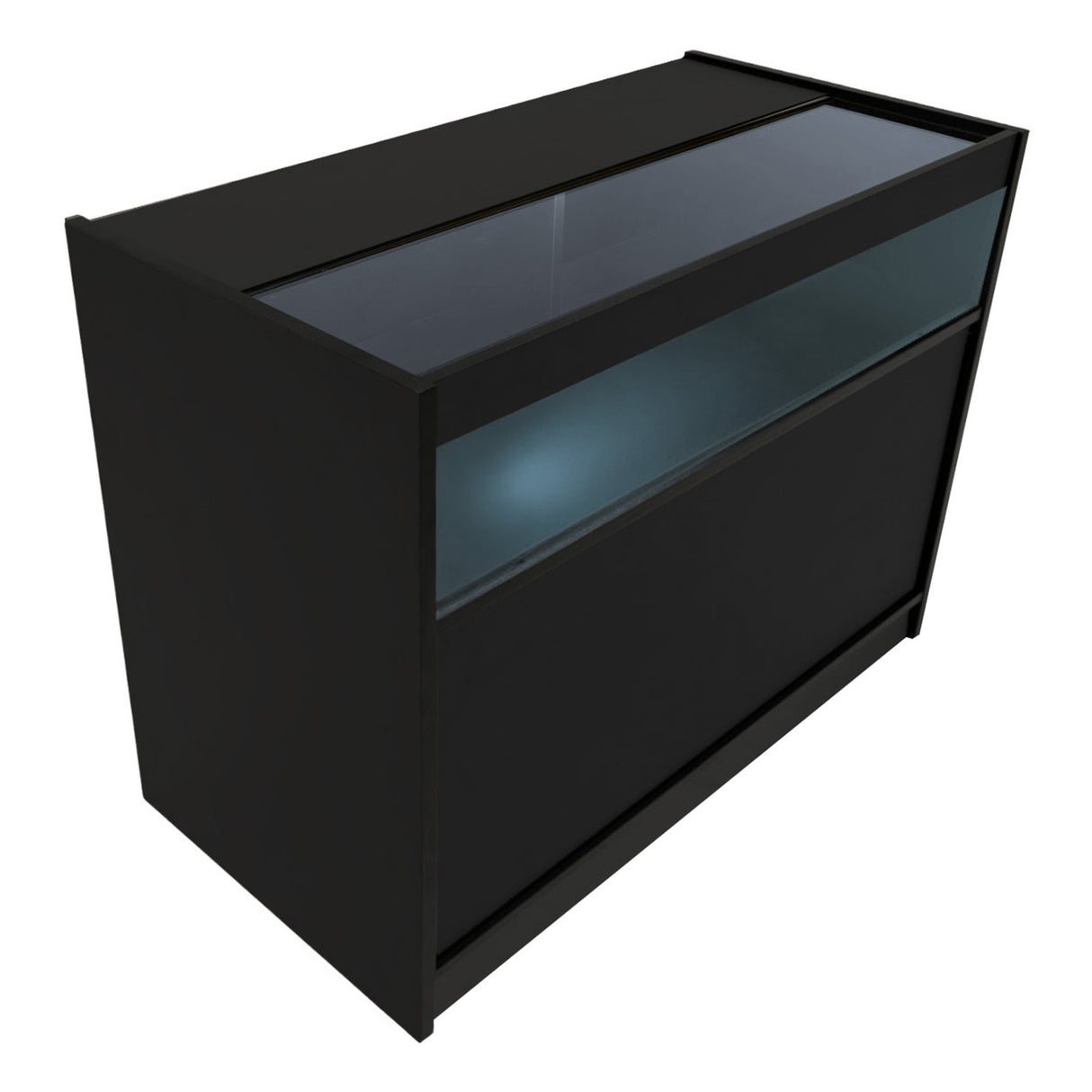 Set Mostradores Comerciales con Luz LED "IRIS"  CM60+ 2x B1200 – Negro